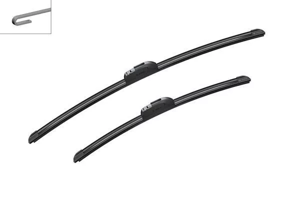 2x BOSCH 3397007047 Wiper Blade Front Fits Mazda Mazda3 2.2 MZR CD 2.3 MPS Turbo