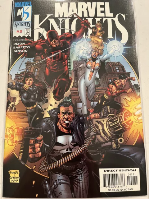 Marvel Comic Book ( VOL. 1 ) Marvel Knights #2 Variant VF