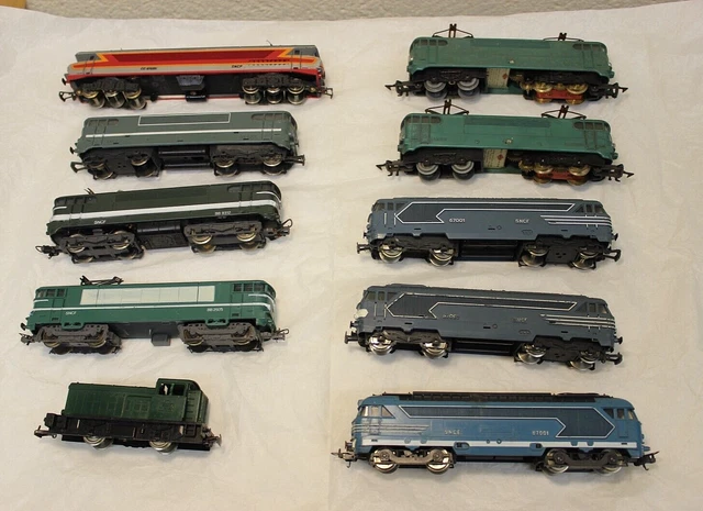 Lot De Pièces Pour Train Miniature - Châssis Jouef, Lima, Pour Bricoleurs, Occasion
