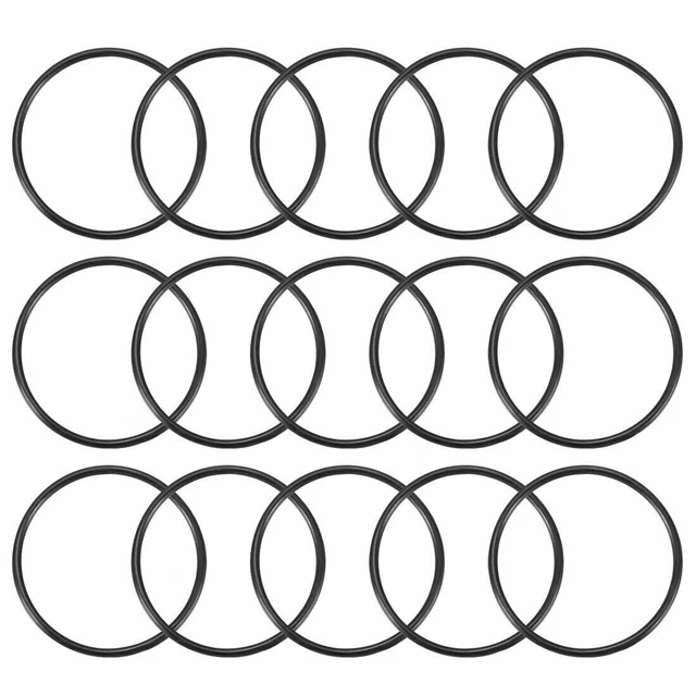 15Pcs 40x 1.9mm Rubber O-rings NBR Heat Resistant Sealing Ring Grommets Black✦KD