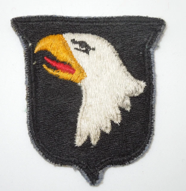 Orig. Vintage US Army 101st Airborne Patch Screaming Eagles AB21