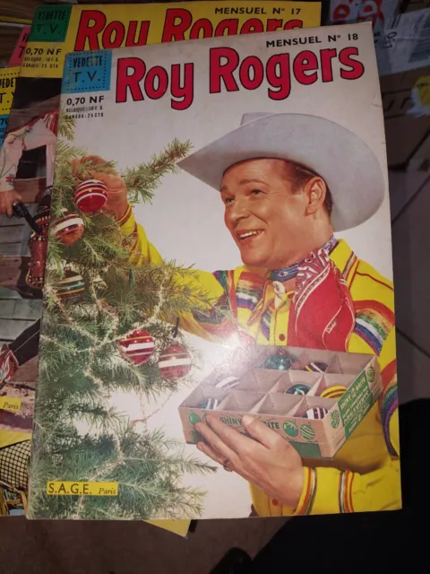 ROY ROGERS n°18 VEDETTE TV BD EO ED SAGE 1962 TBE+