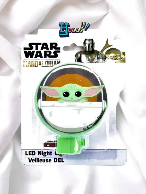 Disney Star Wars The Mandalorian Baby Yoda LED Night Light New