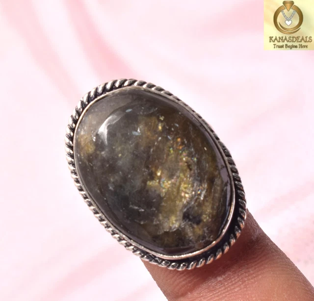 Labradorite Plated Ring Jewellery Sale 9.0 GM Discount @1.49-41328