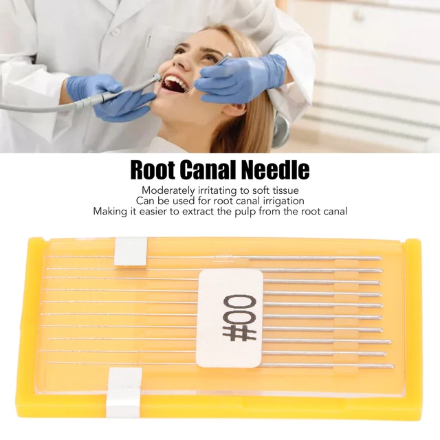 ROOT CANAL NEEDLE Stainless Steel Dental Endodontic Needle Treatment £8