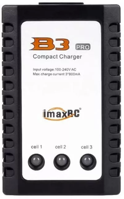 B3 LiPo 10W Equilibrio para batería de litio 2S-3S 7.4V 11.1V cargador compacto