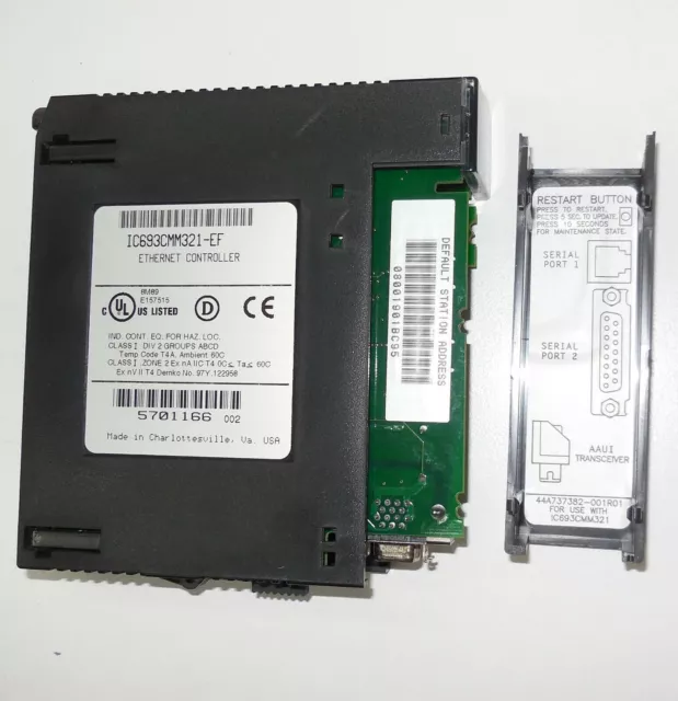 GE Fanuc IC693CMM321-EF ethernet controller module 2