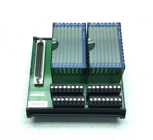 Foxboro P0916Kp-0B Fbm Identification 16 Communication Module Fbm207C 48Vdc