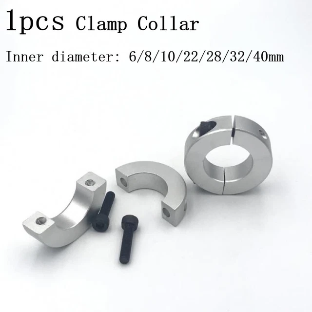 Interchangeable Split Shaft Collar Clamp 6mm To 40mm Anti corrosion Treatment