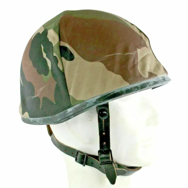 Casque F1 Armée Française avec couvre casque camouflé c/e balistique helmet