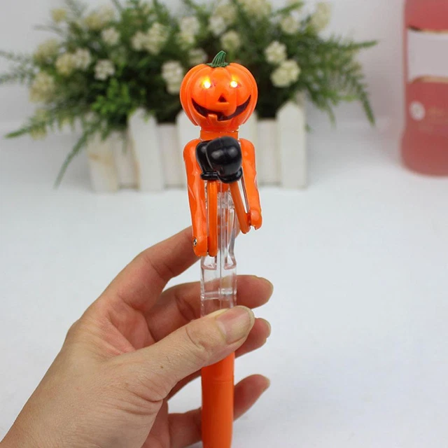 NEW Halloween Ballpoint Pens Pumpkin Skull Rollerball Party Pen Decor V9R4