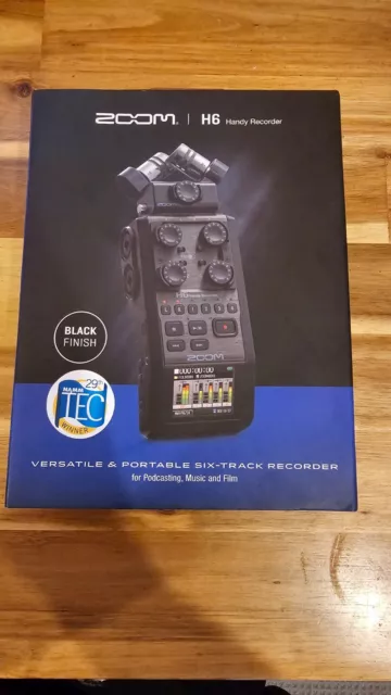 Zoom H6, black, 6 Track Handy Recorder