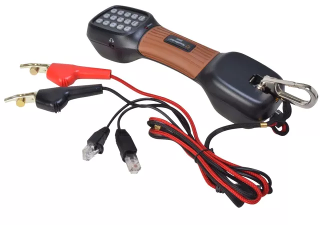 Southwire Tools B600 Professional Telephone Test Set w/ ABN Line Tester Clips