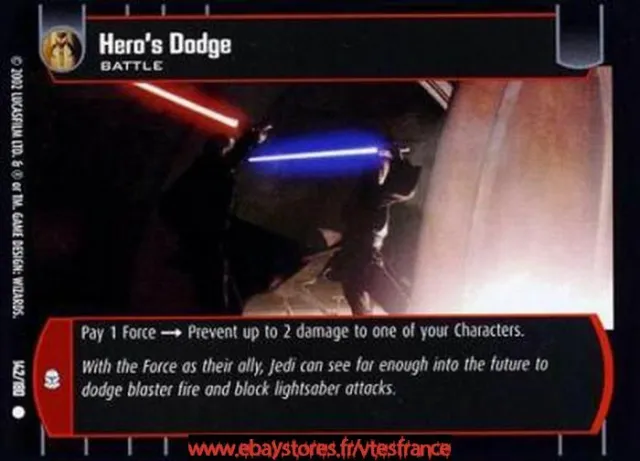 Star Wars TCG - Hero's Dodge / Attack of the Clones