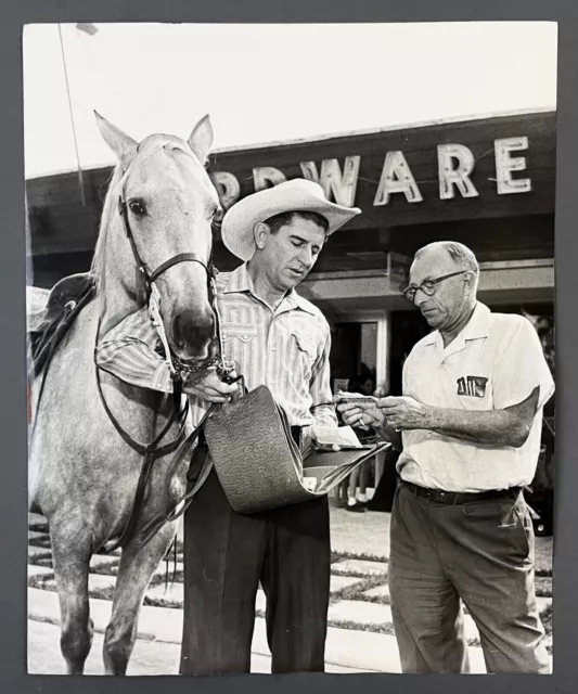 1958 King Co Advertising Herb Berner Horse Sunniland Dade Co FL VTG Press Photo