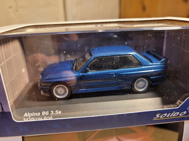 Solido 1/43 - BMW Alpina B6 3.5s Rouge 1990, Miniature De Collection