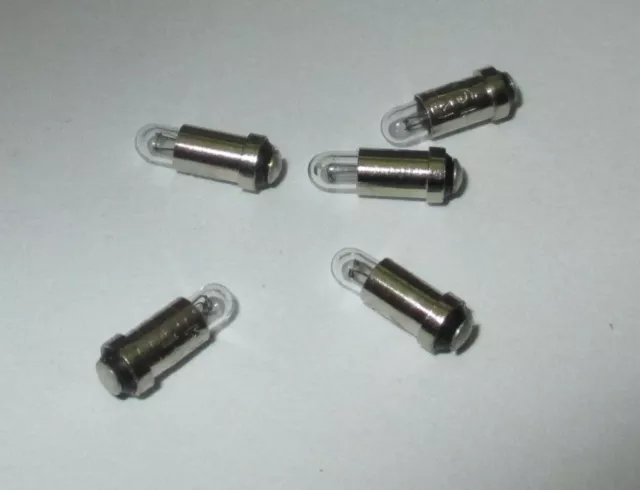 Ersatzlampen Micro-Lämpchen 2,8x4mm  - klar - 5 Stück  "NEU"