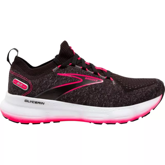 Brooks Womens Glycerin StealthFit 20 Running Shoes Trainers Jogging Sports