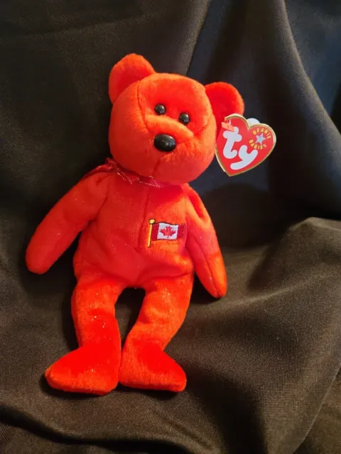 Ty Beanie Baby 2001 "Pierre" a Bear 8" With Swing Tag Canada