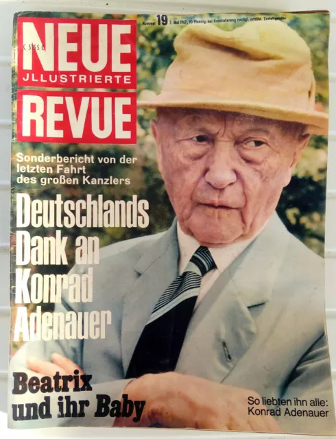 Neue illustrierte Revue, 7. Mai 1967, zum Tode von Konrad Adenauer