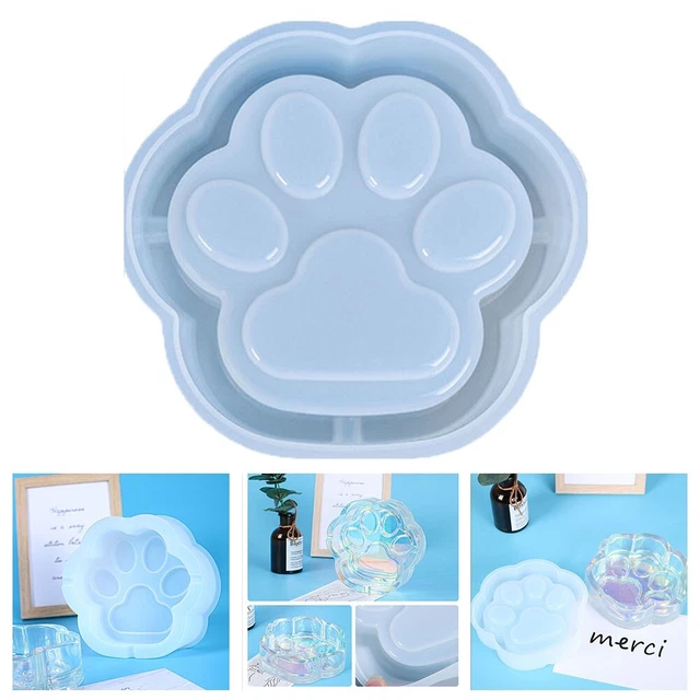 Moule en silicone patte de chat facile à utiliser pour artisanat en résine pou