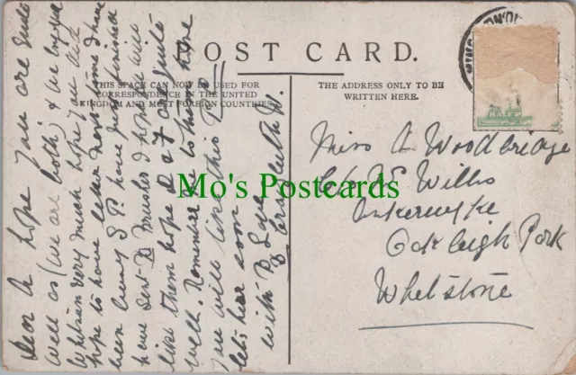 Genealogy Postcard - Woodbridge / Willis, Oakleigh Park, Whetstone GL92