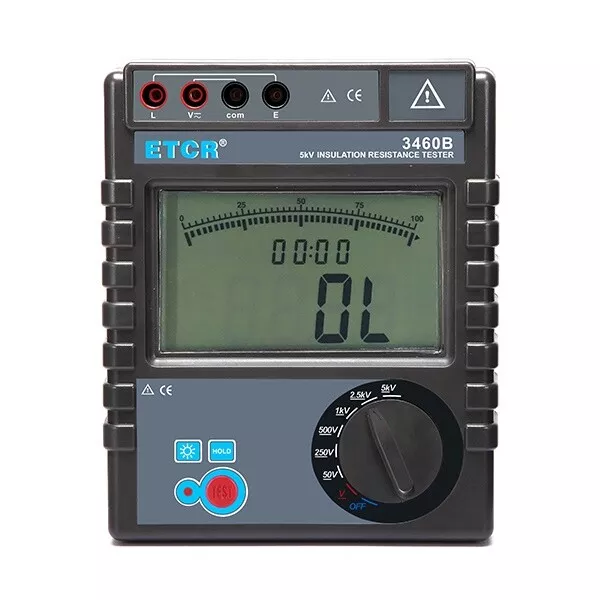 ETCR3460BInsulazione tester resistenza isolamento gamma 0,1 MΩ~400 GΩ ⊕IK