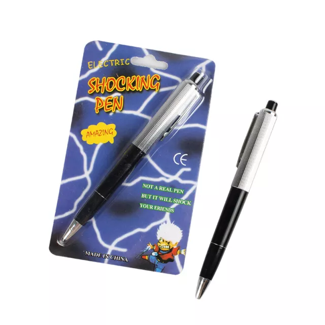 1pcs Electric Shock Pen Toy Joke Funny Prank Trick Novelty Friends Gift LEI