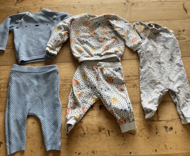 Bundle of baby boy clothes, 6-9 months - 19 items - Next, M&S, Tu, H&M