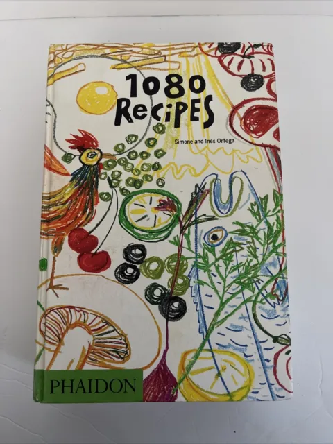 1080 Recipes by Ortega full color art/photos cook book hardcover 2007 Excellent