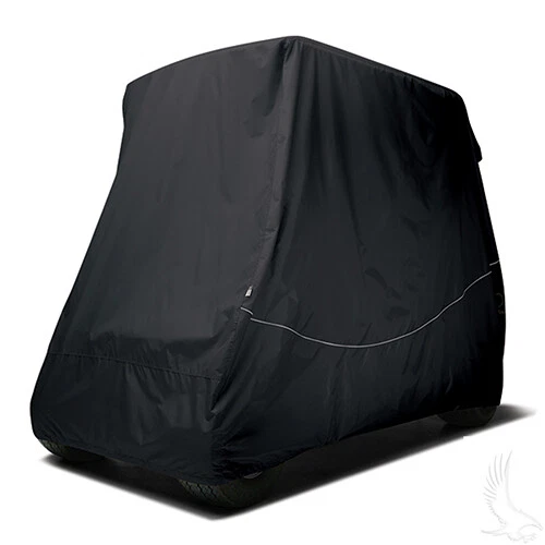 Black Universal Golf Cart Storage Cover