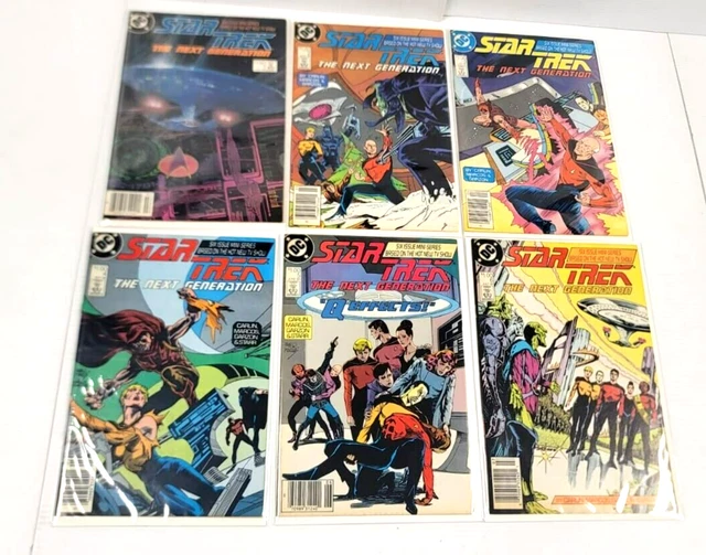 Star Trek The Next Generation Six Issue Complete Miniseries DC Comics