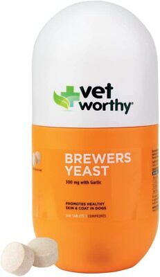 Vet Worthy Brewer’s Yeast Chewables for Dogs - Dog Daily Supplement to...
