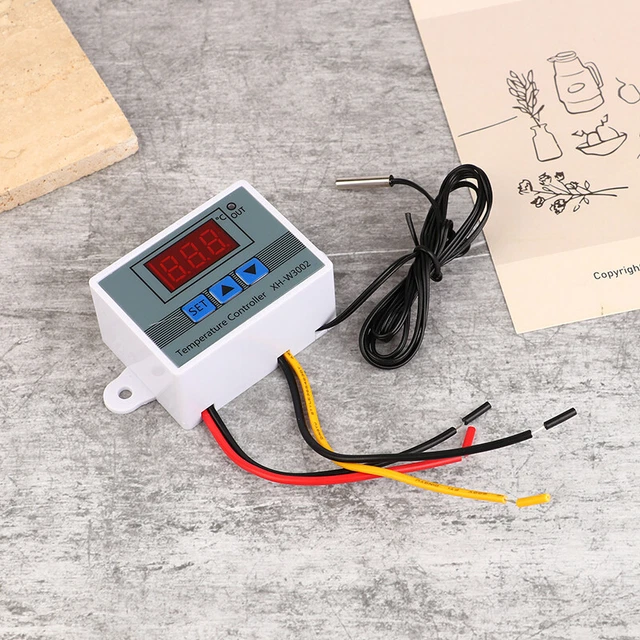 1PC XH-W3002 12V-220V Digital LED Temperature Controller 10A Thermostat J2