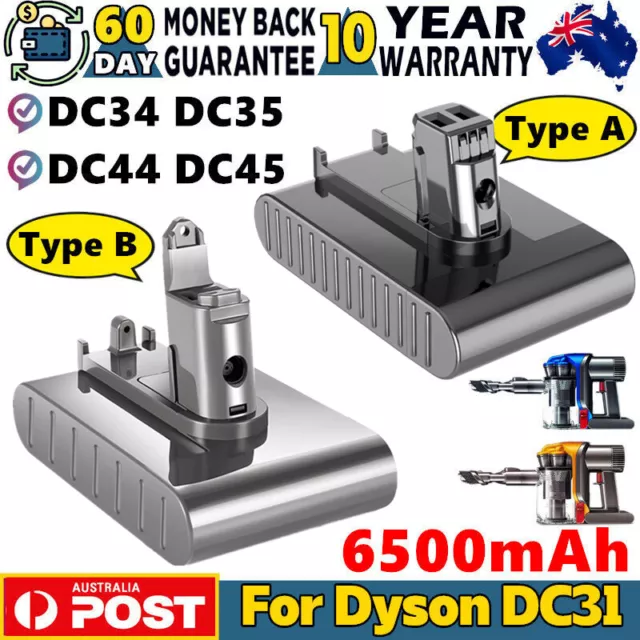 Dyson Dc31, Dc34, Dc35 replacement battery