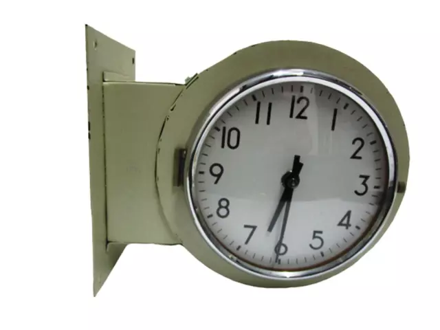 Vintage Doppel Seite Marine Schiffs Sklave Uhr - Aus Schiff Salvage (2320)