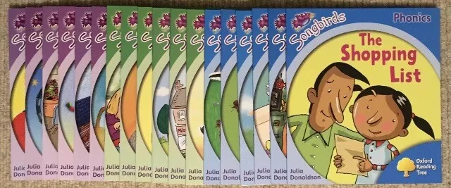 Oxford Reading Tree Songbirds Phonics Books. Stages Level 1-3. 18 Books