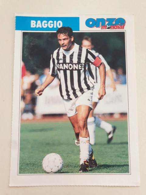 FOOTBALL ONZE MONDIAL 1993 Poster Roberto Baggio Italie Calcio Juventus Turin EUR 6,50 - FR