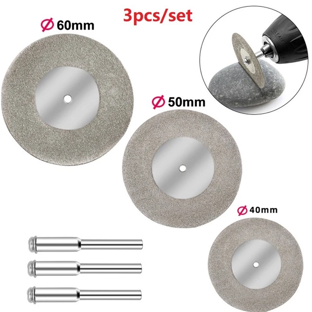 Disque de Coupe Diamant Scie Disque for Coupe Bois Gem Pierres Verre Plastique