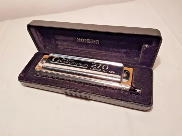 HOHNER Chromonica 270 deluxe - chromatische Mundharmonika Gebraucht