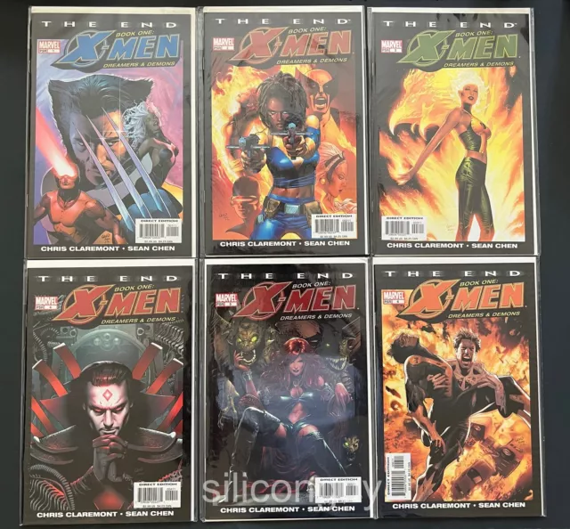 X-Men The End Dreamers & Demons #1-5 Set 2004 VF to NM Marvel Claremont Chen