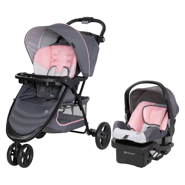 Baby Trend EZ Ride Jogger-Stroller and Car Seat Combo Travel System Pink *NEW*