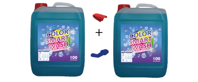 20L Flüssigwaschmittel Color Smart Wash Voll Waschmittel Waschpulver +A +T Tipp!