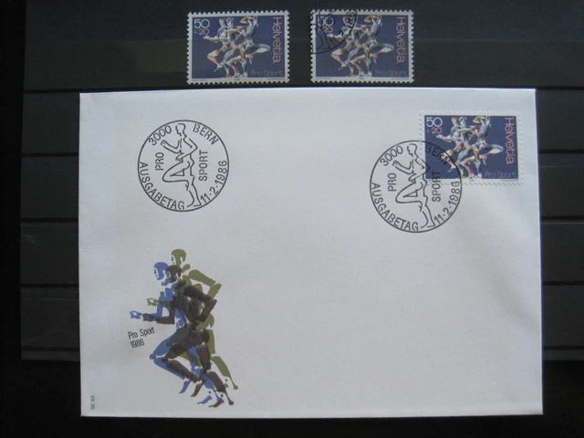 Schweiz MiNr. 1313 postfrisch** + gestempelt + FDC (GB 1217 )