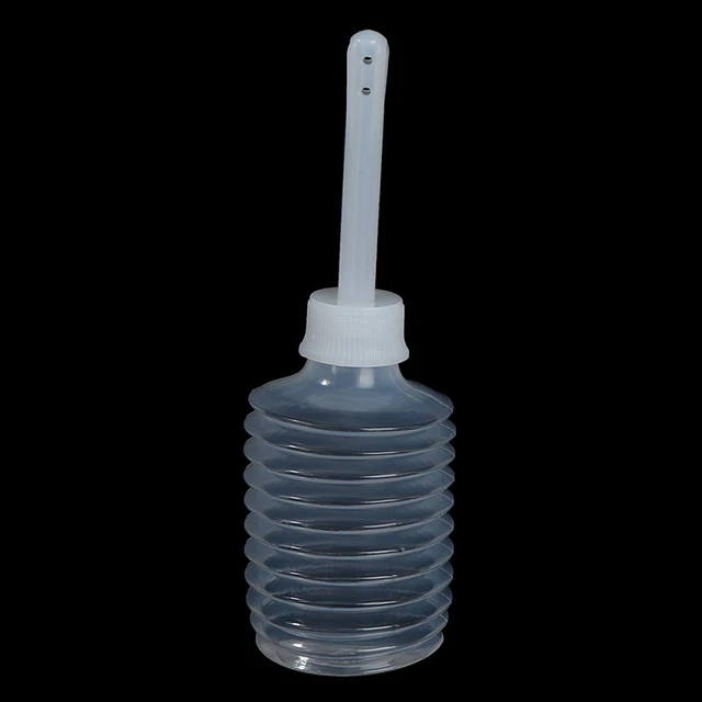 150 ml 8 orificios desechable anal vaginal ducha retráctil lavado limpieza Anus Cl*jy