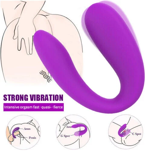 Anal-Clit-Dual-Vibrator-G-Spot-Dildo-Rabbit-Adult Sex Toy Massager Women Couples