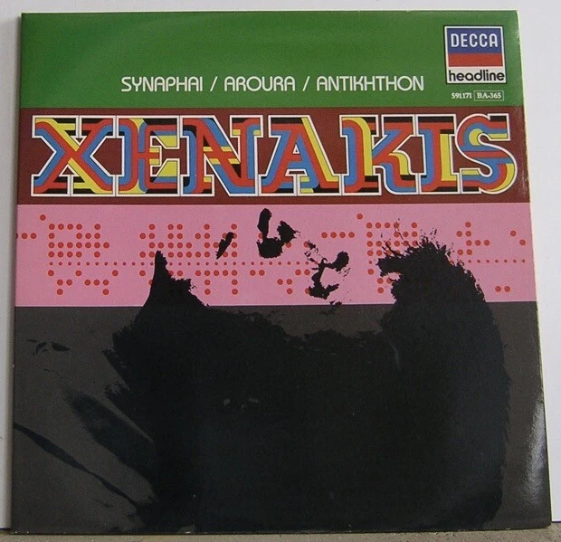 Howarth Douglas Madge Xenakis Piano Works LP DECCA 591171 Howarth Douglas Madge Xenakis Piano Works LP DECCA 591171