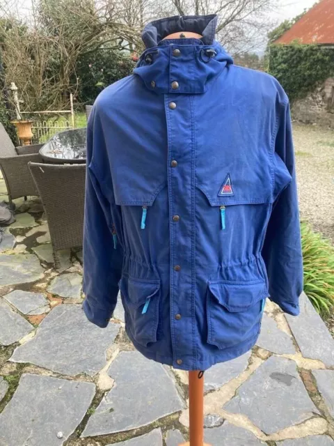 MENS SKI JACKET Vintage SOS Sportswear of Sweden Size M Blue £20.00 -  PicClick UK