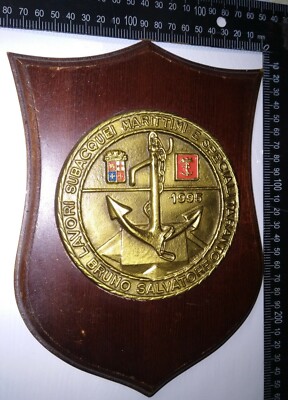 CREST MARINA MILITARE LAVORI SUBACQUEI E SPECIALI MARITTIMI TARANTO RARITÀ!!! 