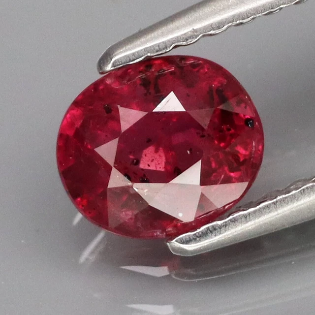 0.99Ct.Best Color Natural Hot Red Pink UNHEATED Ruby Winza,Tanzania Good Luster